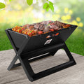 Grillz Charcoal BBQ Smoker Grill Foldable Portable
