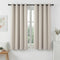 Artiss Blockout Curtains 2X 132x160cm Thermal Eyelet Beige