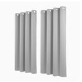 Artiss Blockout Curtains 2X 132x160cm Thermal Grey Eyelet