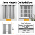 Artiss Blockout Curtains 2X 132x160cm Thermal Grey Eyelet