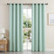 Artiss Blockout Curtains 2X 132x213cm Thermal Eyelet Green