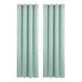 Artiss Blockout Curtains 2X 132x213cm Thermal Eyelet Green