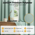 Artiss Blockout Curtains 2X 132x213cm Thermal Eyelet Green