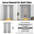 Artiss Blockout Curtains 2X 132x213cm Thermal Eyelet Grey