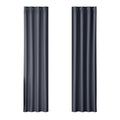 Artiss Blockout Curtains Eyelet 140x230cm Charcoal 2x