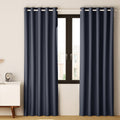 Artiss Blockout Curtains Eyelet 140x230cm Charcoal 2x