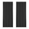 Artiss Blockout Curtains Eyelet 240x230cm Black 2X