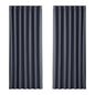 Artiss 2X Blockout Curtains Eyelet 240x230cm Charcoal