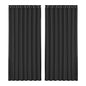 Artiss 2X Blockout Curtains Eyelet 300x230cm Black
