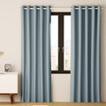Artiss Blockout Curtains Eyelet 300x230cm Grey 2 Pack