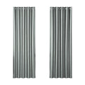Artiss 2X Blockout Curtains 180x213cm Grey Eyelet
