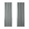 Artiss 2X Blockout Curtains 180x213cm Grey Eyelet
