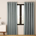 Artiss 2X Blockout Curtains 180x213cm Grey Eyelet
