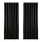 Artiss 2X Blockout Curtains Eyelet 240x230cm Black