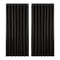 Artiss Blockout Curtains Eyelet 300x230cm Black Pair