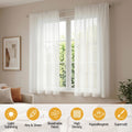 Artiss Blockout Curtains 2x 132x160cm Light Filtering Rod Pocket