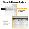 Artiss Blockout Curtains 2x 132x160cm Light Filtering Rod Pocket