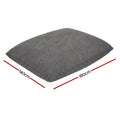 Artiss 3 in 1 Bean Bag Chair Cover (No Filler) Convertible Bean Bag for Adults, Corduroy Stuffed Animal Storage Bean Bag Cover Washable for Living Room Bedroom, Grey
