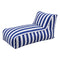 Artiss Outdoor Bean Bag Chair Cover Blue Splash-Proof Patio Lounge