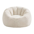 Artiss Bean Bag Chair Cover Large Beige Faux Fur Washable
