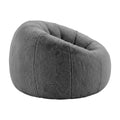 Artiss Bean Bag Chair Cover Large Grey Faux Fur Washable