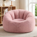Artiss Bean Bag Chair Cover Large Pink Faux Fur Washable