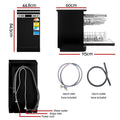 Devanti 10 Place Dishwasher Freestanding Black