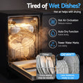 Devanti 10 Place Dishwasher Freestanding Black
