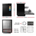 Devanti 12 Place Settings Dishwasher 55cm Freestanding Benchtop Built-In
