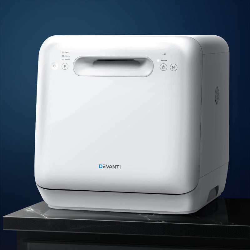Devanti 3 Place Settings Benchtop Dishwasher Compact