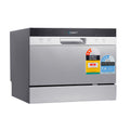 Devanti 6 Place Benchtop Dishwasher Silver