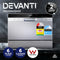 Devanti 6 Place Setting Benchtop Dishwasher Counter Bench Top Dish Washer Sliver