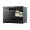 Devanti 6 Place Benchtop Dishwasher Black