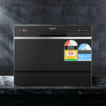 Devanti 6 Place Benchtop Dishwasher Black
