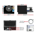 Devanti 6 Place Benchtop Dishwasher 50cm Black