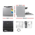 Devanti 8 Place Benchtop Dishwasher Silver