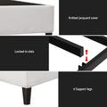 Artiss Bed Frame DOUBLE Size Metal Grey MASON