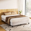 Artiss DOUBLE Metal Bed Frame Grey MASON