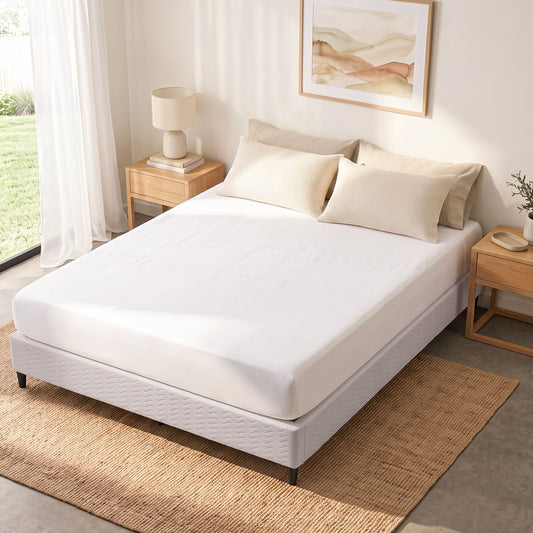 Artiss Bed Frame KING Size Metal Grey MASON