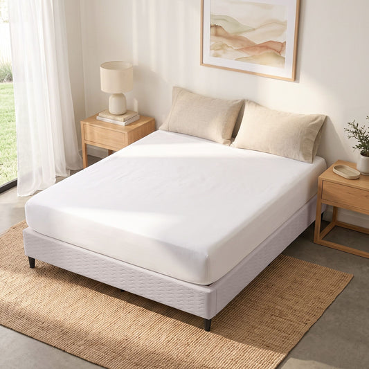 Artiss Bed Frame QUEEN Size Metal Grey MASON