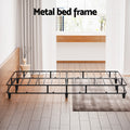 Artiss QUEEN Metal Bed Frame Grey MASON