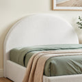 Artiss Double Headboard 154cm Boucle Fabric Removable Washable Cover