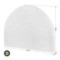 Artiss Double Headboard 154cm Boucle Fabric Removable Washable Cover