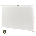 Artiss Double Bed Headboard 155cm Boucle Fabric Removable Cover