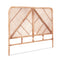 Artiss DOUBLE Bed Headboard Rattan Pine 150cm