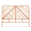 Artiss DOUBLE Bed Headboard Rattan Pine 150cm