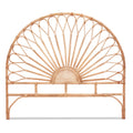 Artiss QUEEN Bed Headboard Rattan Pine MARI