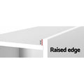 Artiss KING Bed Head Headboard Shelves White Cabinet