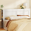 Artiss KING Bed Head Headboard Shelves White Cabinet