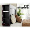 Artiss QUEEN Bed Head Headboard with Shelves Black